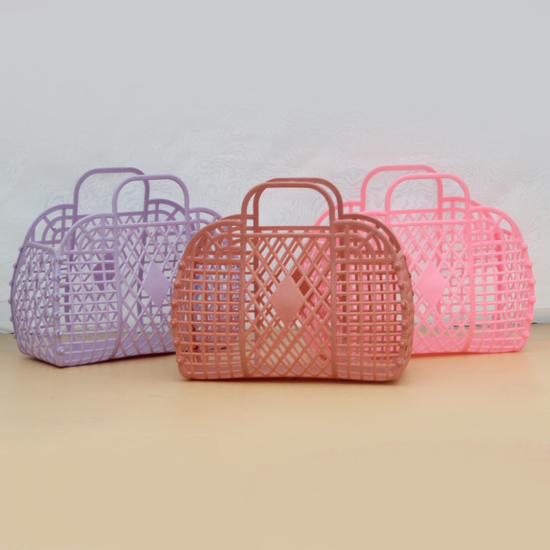 Home For Bathroom - Detachable Shower Basket Plastic Bath Jelly