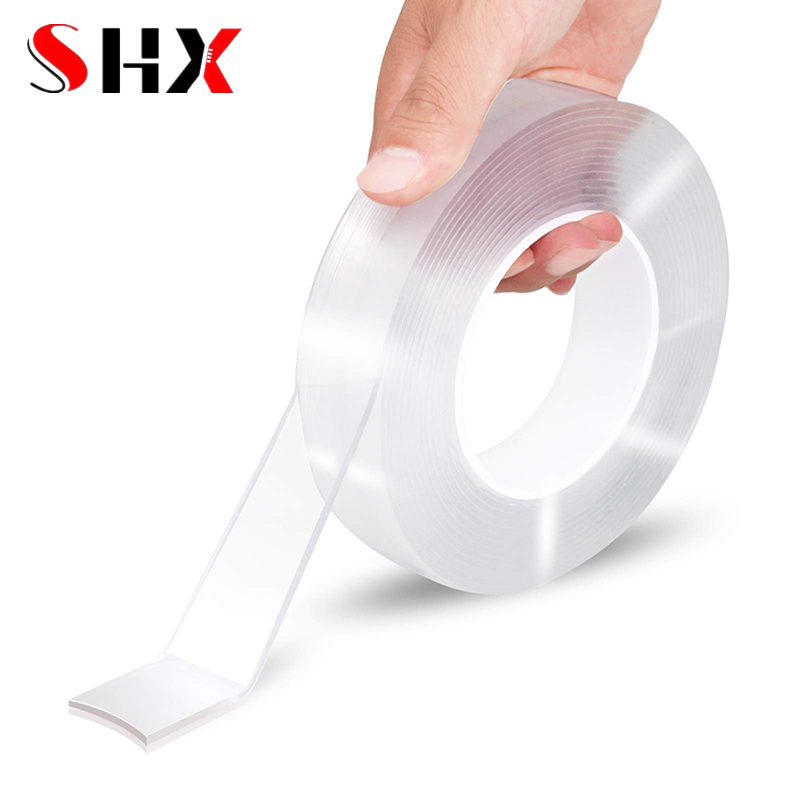 Home Bathroom Tiles - Transparent Double Sided Tape Nano Tape