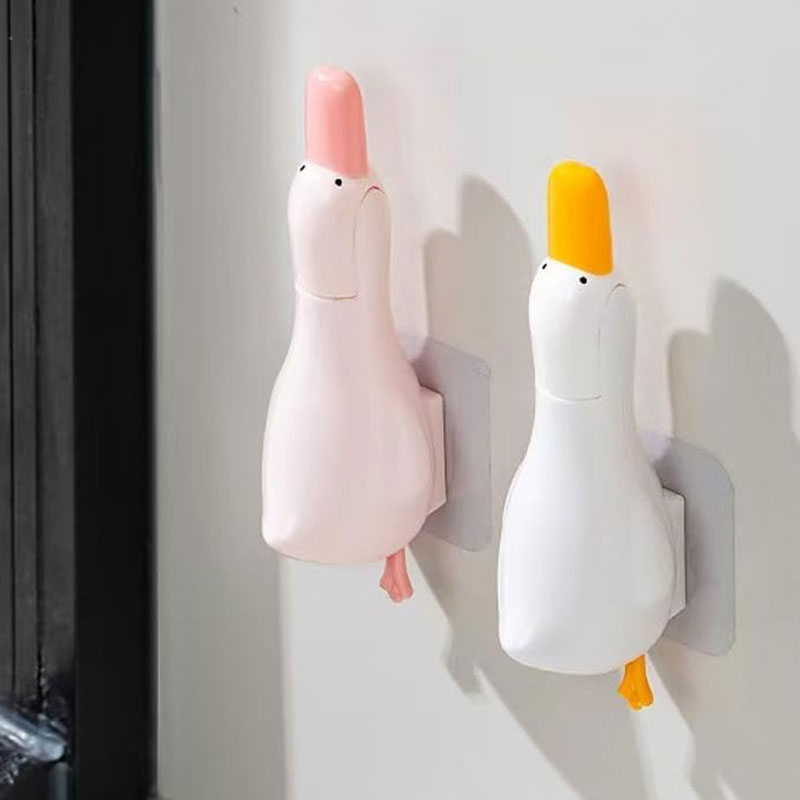 Home Bathroom Gadgets - Lovely Duck Double Head Cleaning Clip