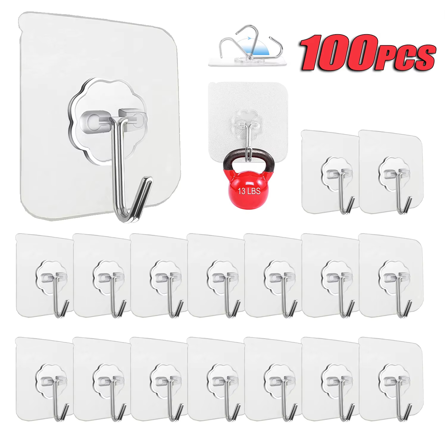Towel Bar Stainless - Transparent Stainless Steel Heavy Duty Self
