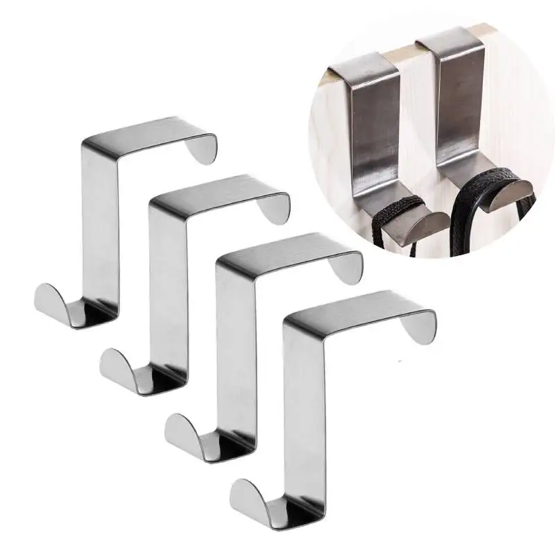 Towel Bar Stainless - 2-20Pcs Drawer Hook Stainless Steel Reversible