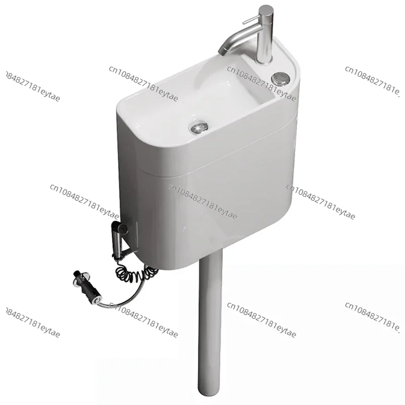 Home Bathroom Urinal - Squatting toilet ceramic water tank with