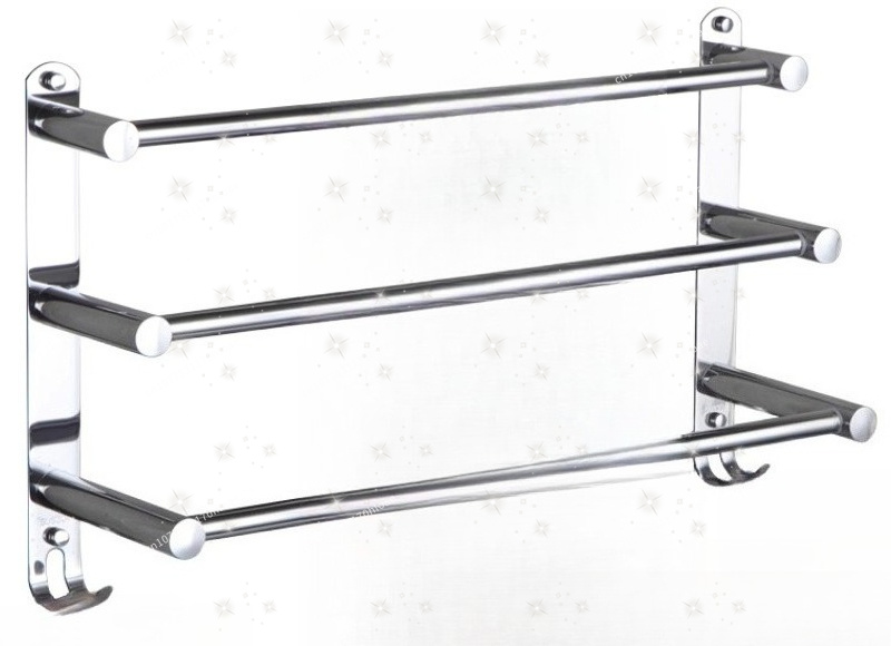 Towel Bar Stainless - Towel Bar No-Drill Retractable Bathroom Double