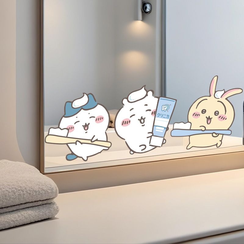 Hot Chiikawa Mirror Stickers S - Home Bathroom Gadgets review and price
