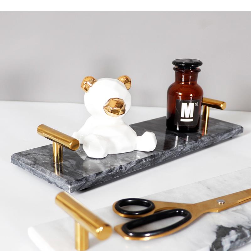 Nordic Natural Marble Tray Dec - Home Bathroom Gadgets review and price