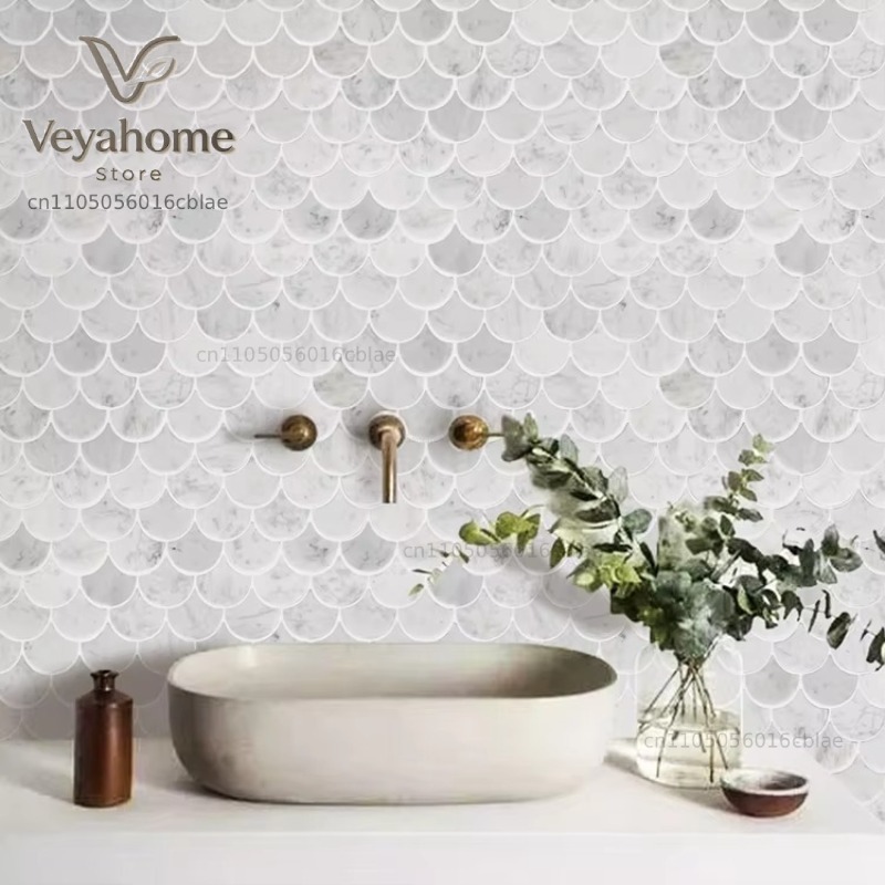 Fish Scale Scalloped Marble Mo - Home Bathroom Scales review and price