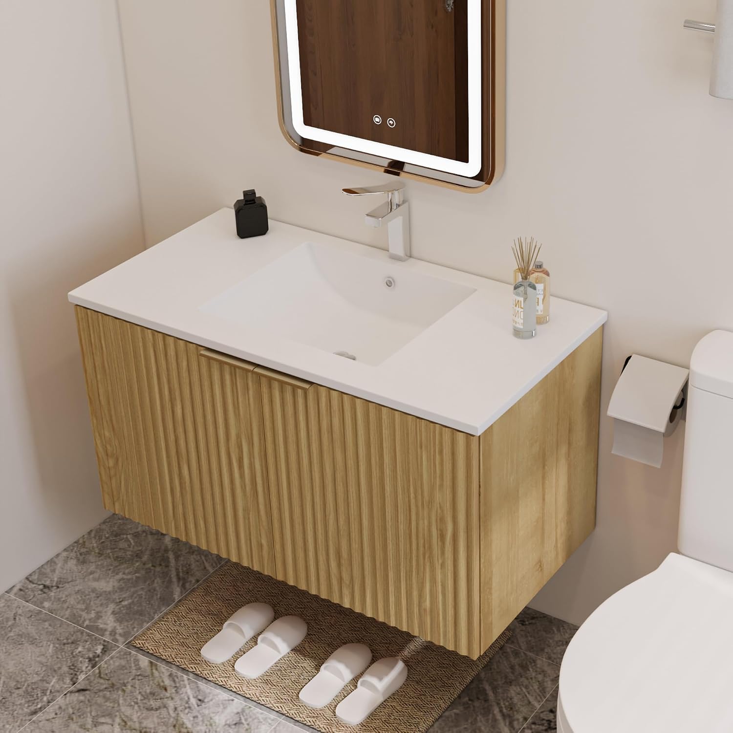 Modern Floating Bathroom Vanit - Home For Bathroom review and price