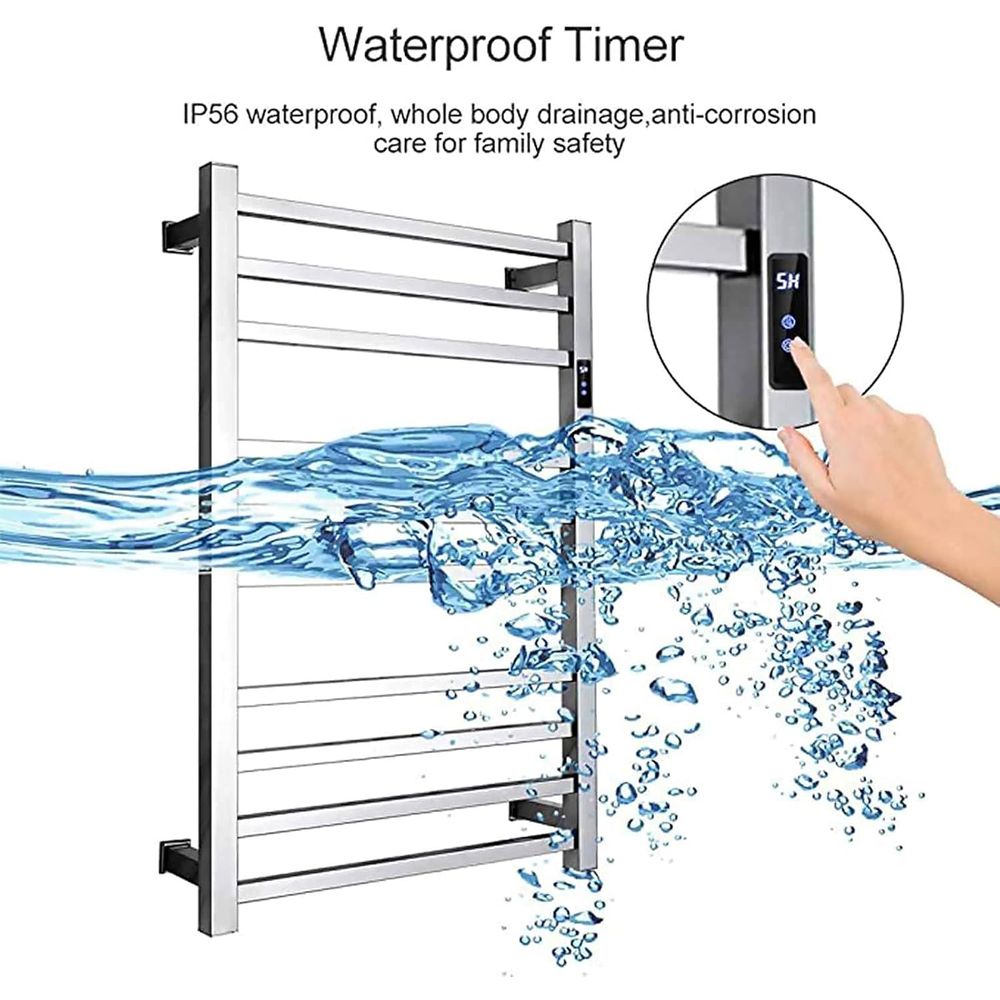 Electric Towel Warmer,with Tim - Towel Bar Stainless review and price