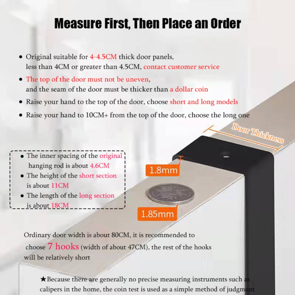 Hooks Over The Door 6 Hooks Cl - Home Bathroom Gadgets review and price