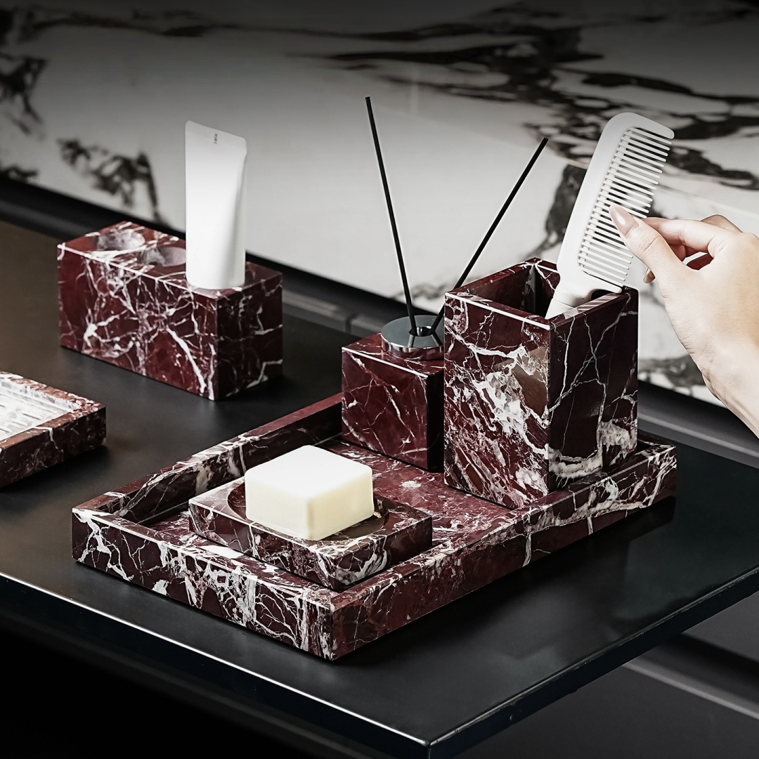 Luxury Natural Marble Rosa Lev - Home Bathroom Gadgets review and price