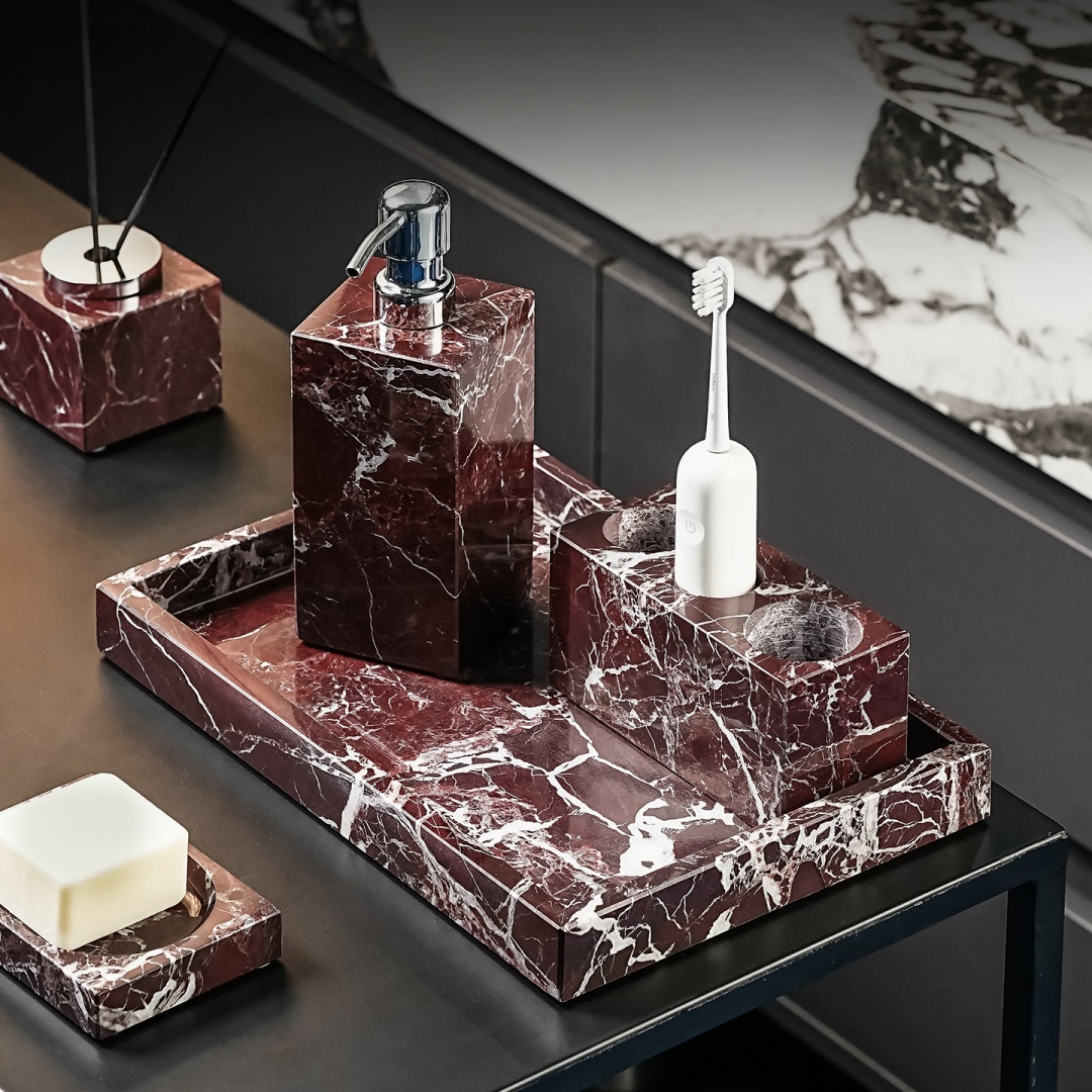 Luxury Natural Marble Rosa Lev - Home Bathroom Gadgets review and price