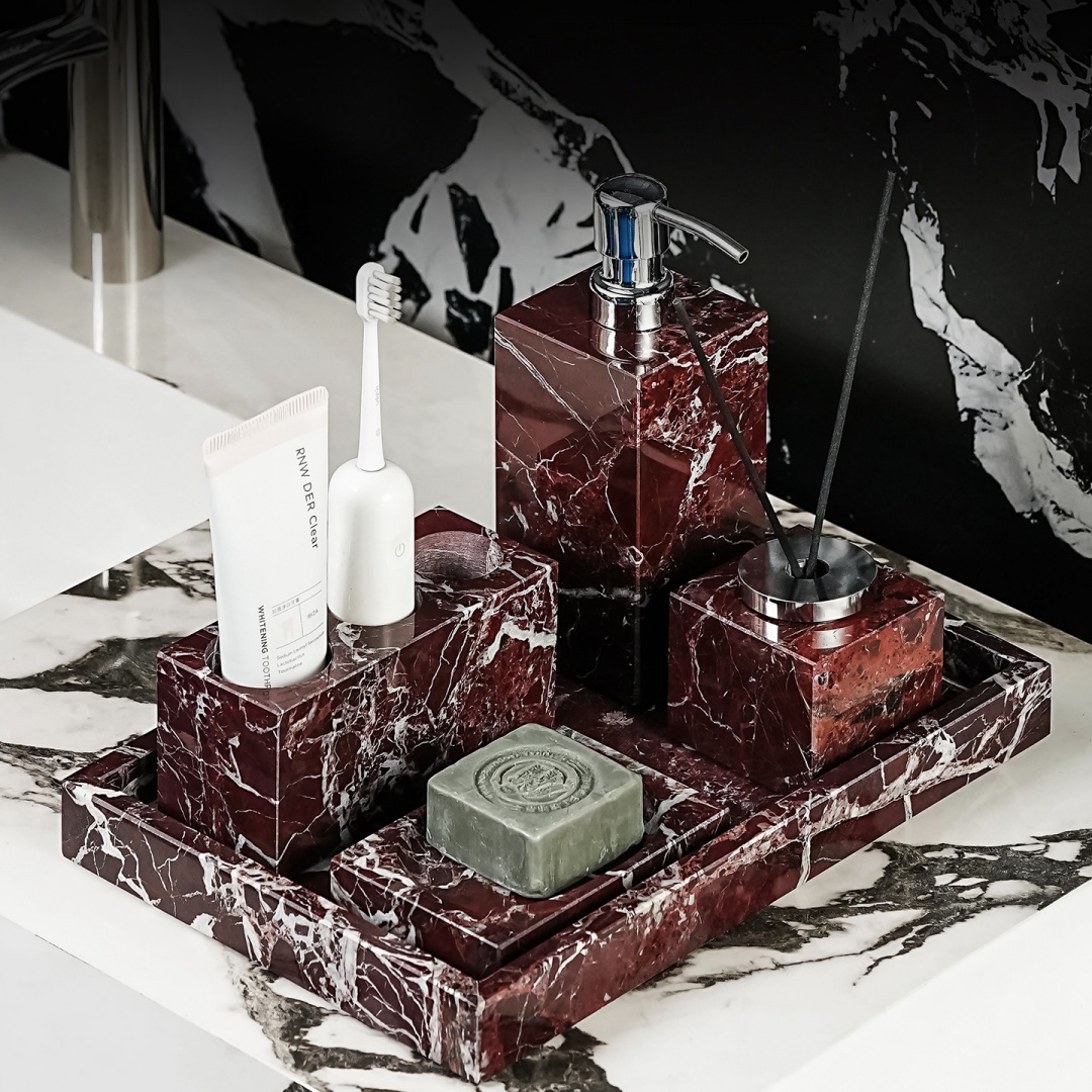 Luxury Natural Marble Rosa Lev - Home Bathroom Gadgets review and price