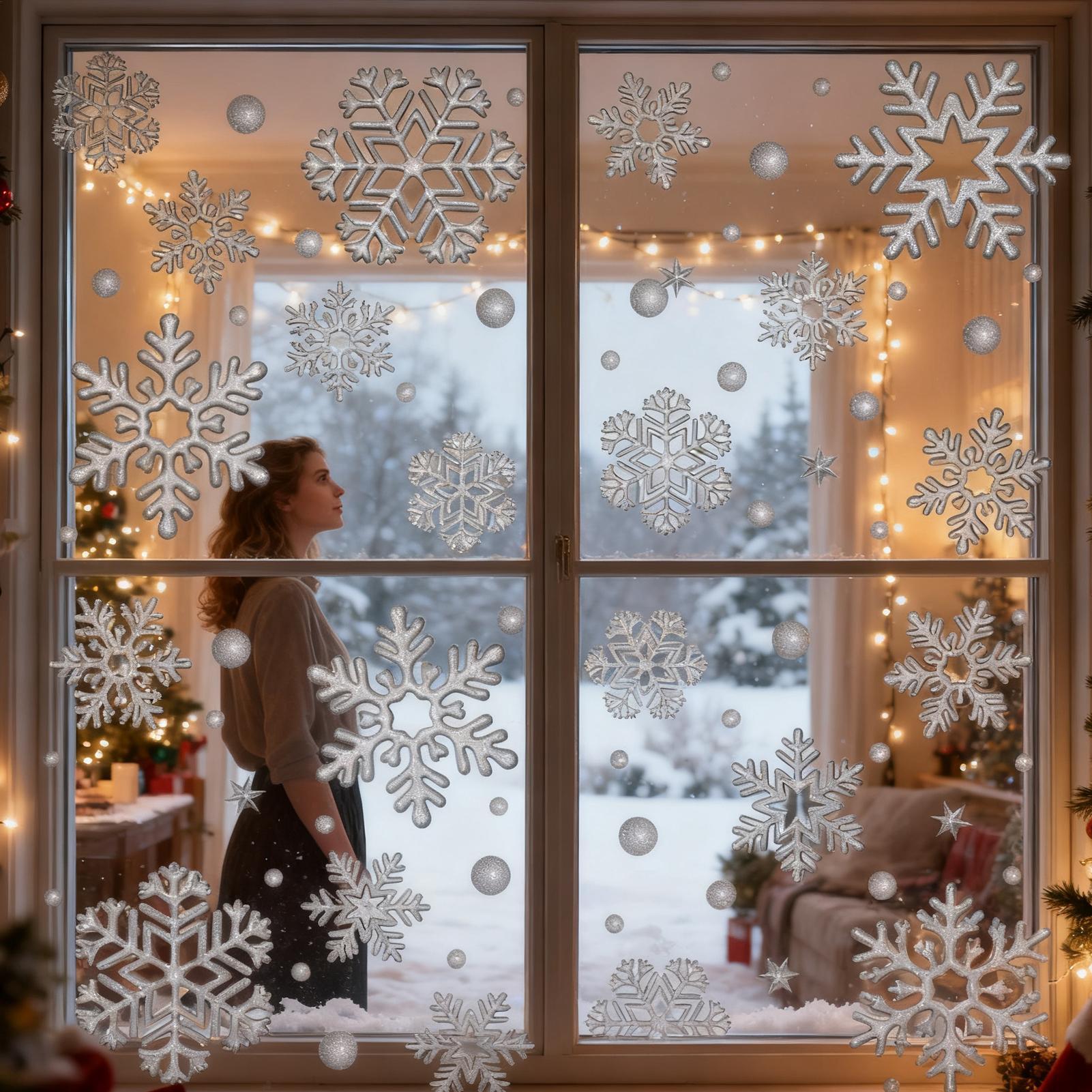Holiday Window Clings Static R - Home Bathroom Tiles review and price
