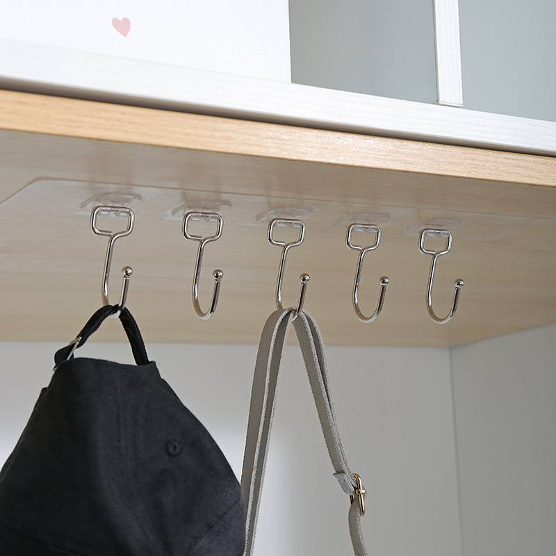 3/4/5/6 Row Wall Hanging Hook  - Towel Bar Stainless review and price