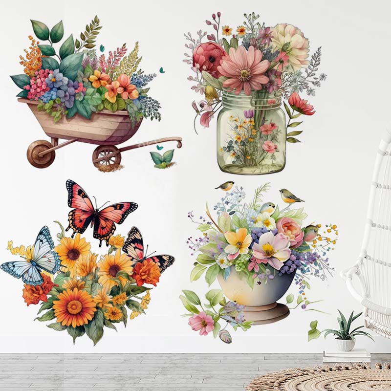 Rural Style Flower Watercolor  - Home Bathroom Tiles review and price