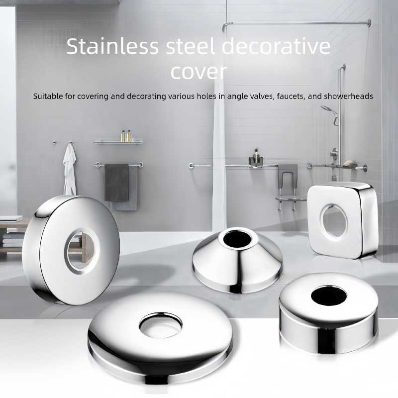 Stainless Steel Pipe Trim Cove - Home Bathroom Gadgets review and price