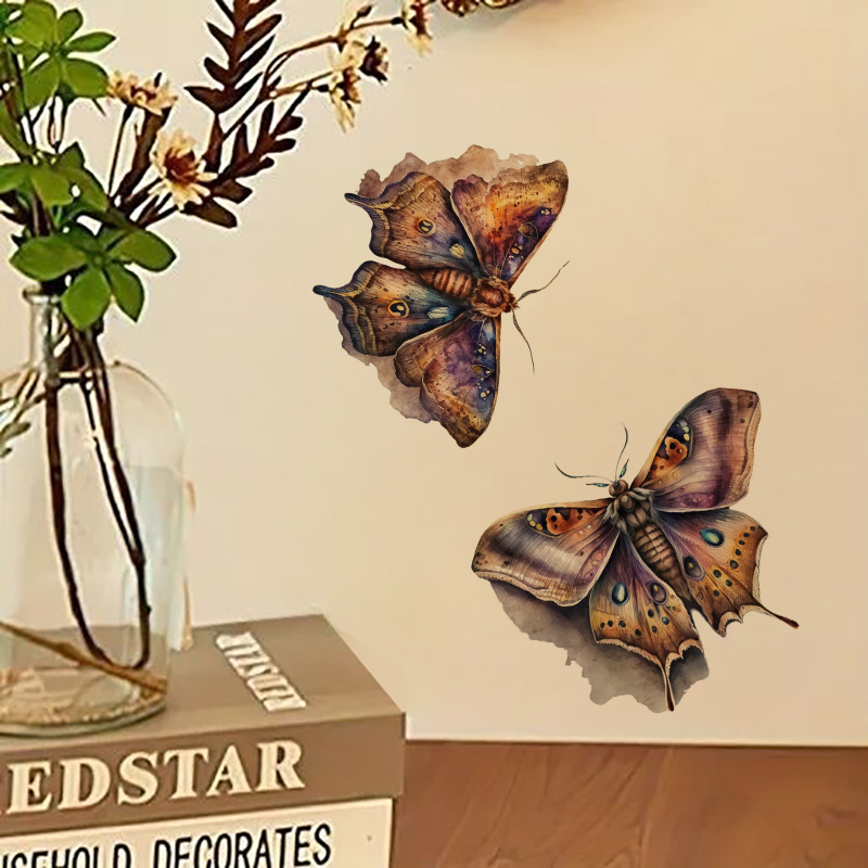 Beautiful Gothic Moth Sticker, - Home Bathroom Tiles review and price
