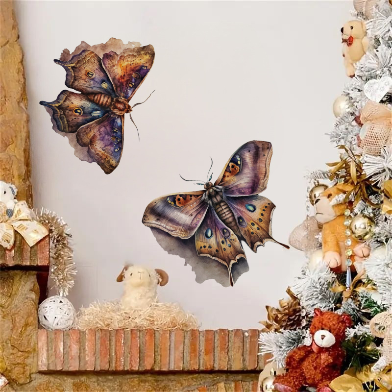 Beautiful Gothic Moth Sticker, - Home Bathroom Tiles review and price