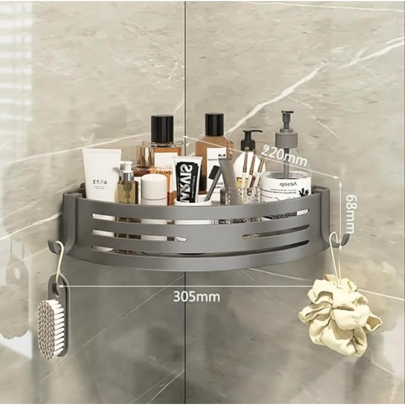 Adhesive or Drilling Corner Sh - Bath Caddy Tray review and price