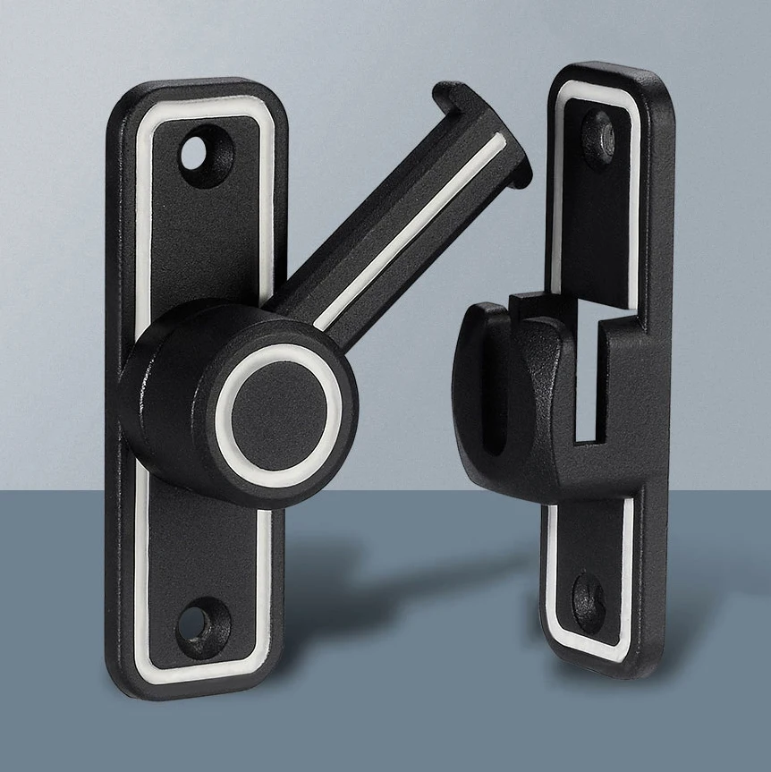 Black Luminous Barn Door Latch - Home Hardware Bathroom Accessories review and price