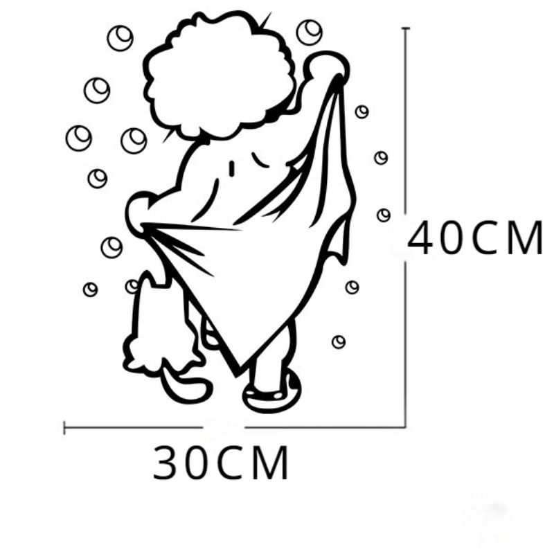 1pc Clean Shower Time Cute Lit - Home Bathroom Gadgets review and price