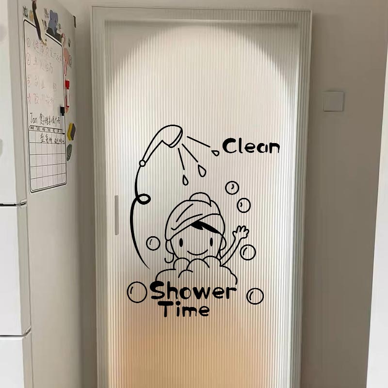 1pc Clean Shower Time Cute Lit - Home Bathroom Gadgets review and price