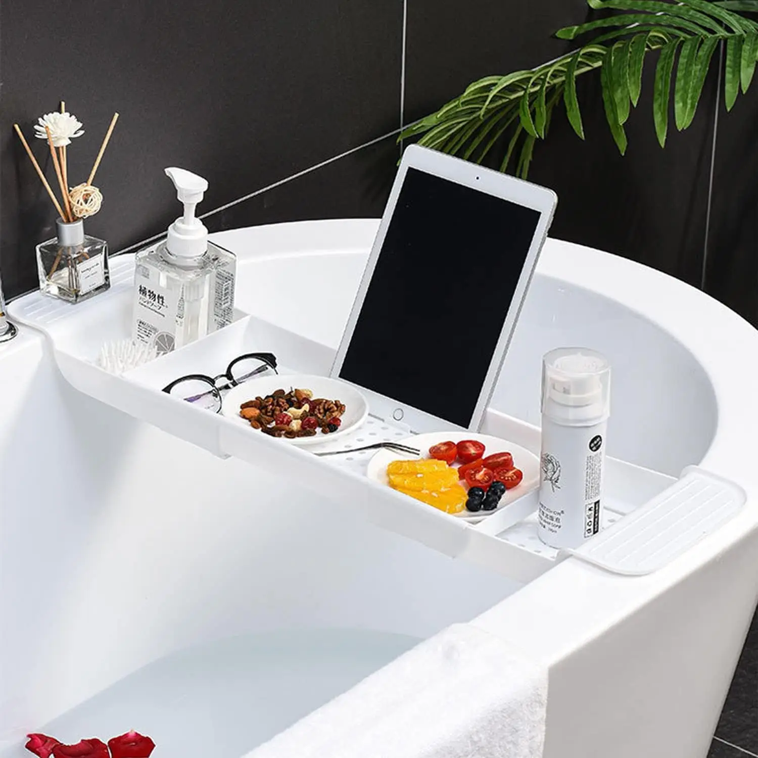 Expandable Drain Bath Shelf Ca - Bath Caddy Tray review and price