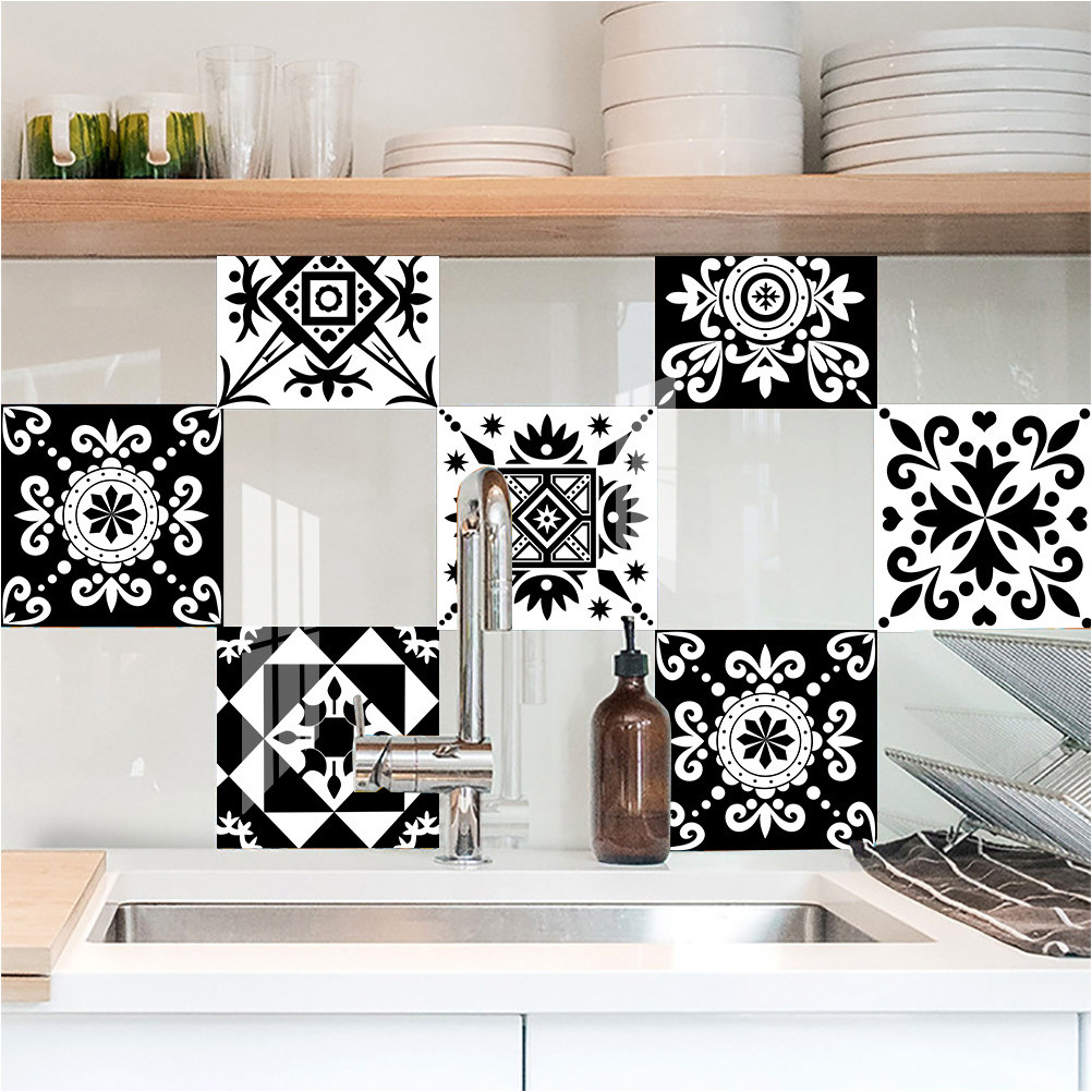 10 Pcs Home Decor Wall Sticker - Home Bathroom Tiles review and price