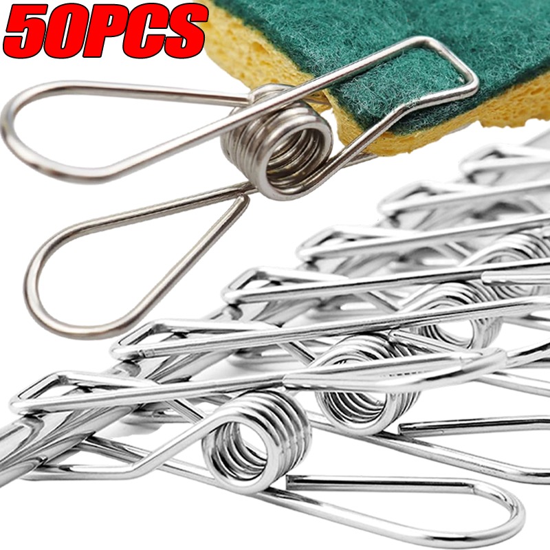 10/50PCS Stainless Steel Clips - Towel Bar Stainless review and price
