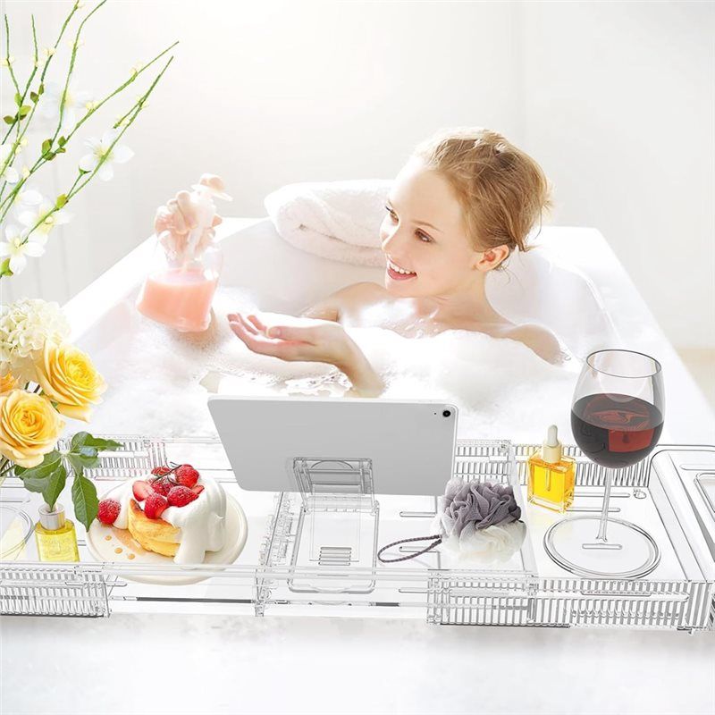 AEE2-Expandable Drain Bath Cad - Bath Caddy Tray review and price