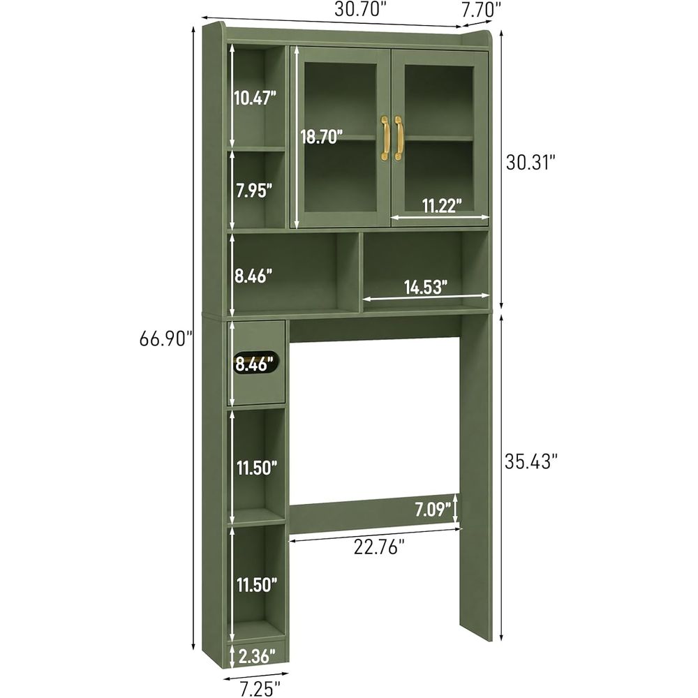 Space-Saving Acrylic Over-the- - Home For Bathroom review and price