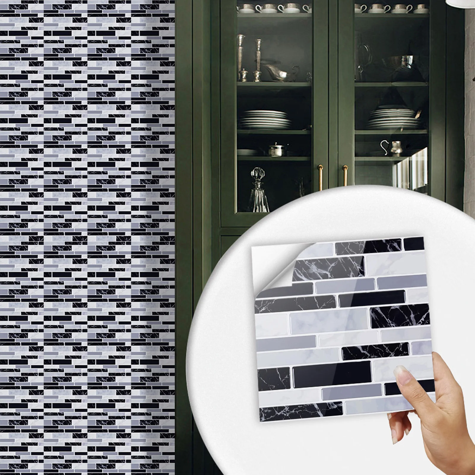 10x Self-Adhesive 3D-Mosaic Ti - Home Bathroom Tiles review and price