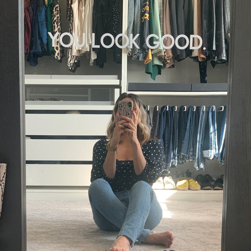 You Look Good Mirror Wall Stic - Home Bathroom Tiles review and price