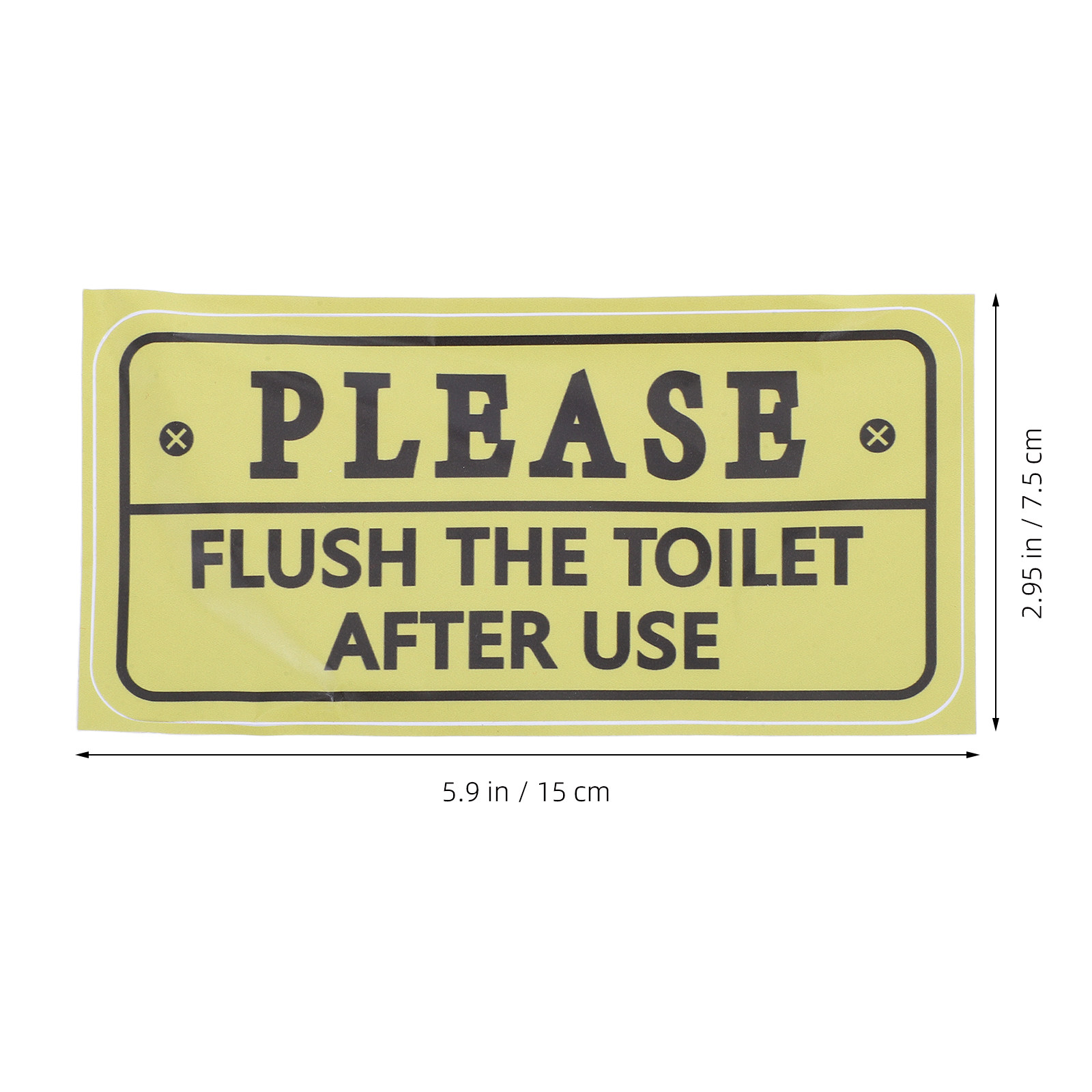 2Pcs Toilet Reminder Decal Wat - Home Bathroom Etiquette review and price