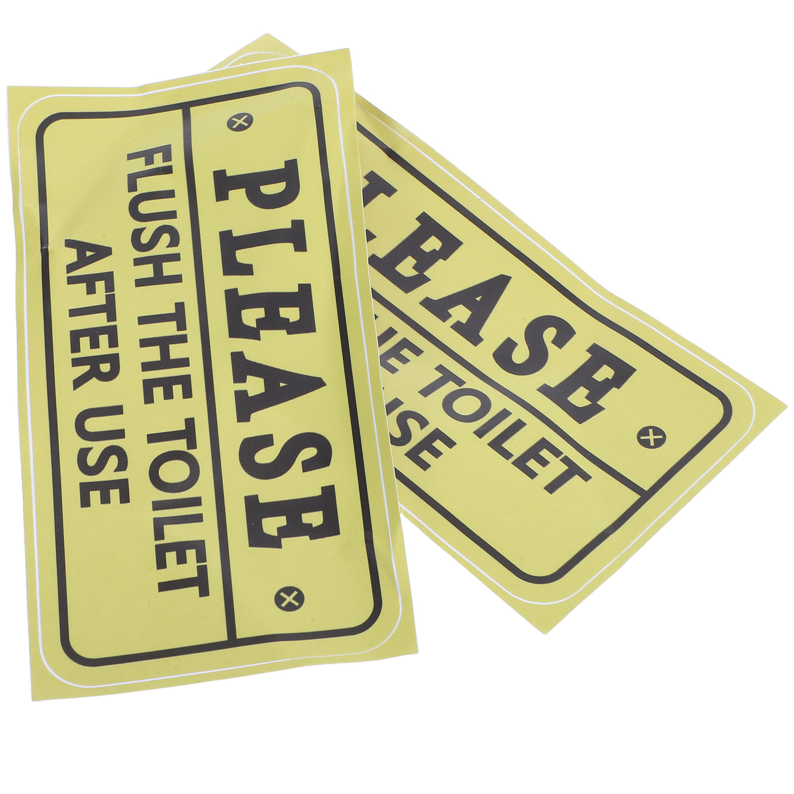 2Pcs Toilet Reminder Decal Wat - Home Bathroom Etiquette review and price