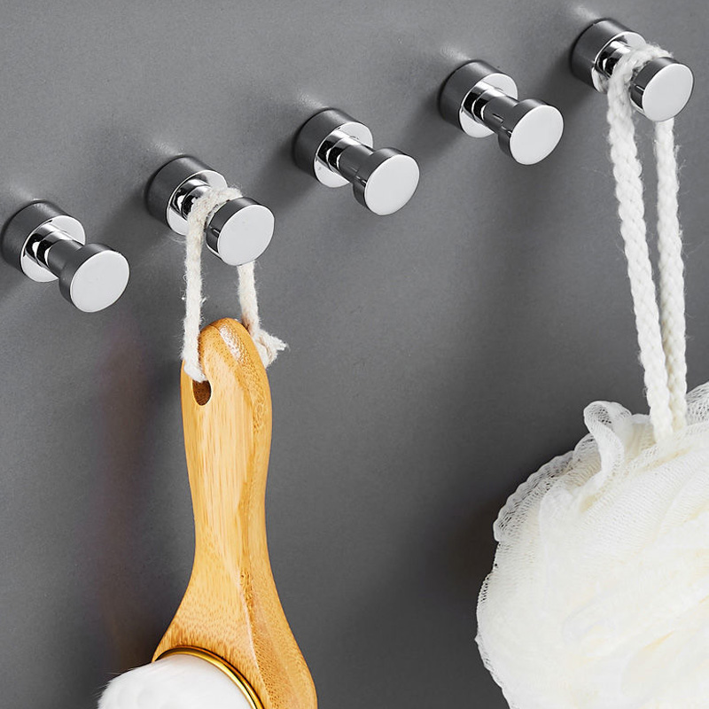 2/3/4/5pcs Brass Robe Hooks Ru - Home Bathroom Gadgets review and price