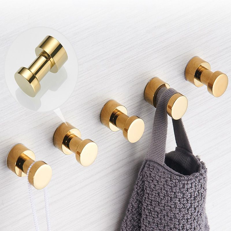 2/3/4/5pcs Brass Robe Hooks Ru - Home Bathroom Gadgets review and price